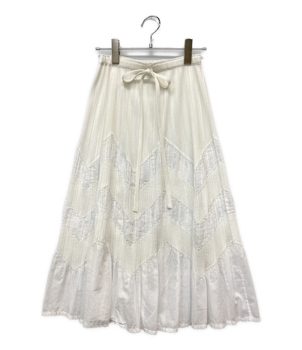 PLEATS PLEASE スカート ホワイト PP01-JG702 レディース SIZE 1 プリーツプリーズ