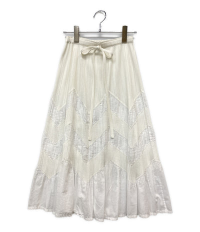 PLEATS PLEASE スカート ホワイト PP01-JG702 レディース SIZE 1 プリーツプリーズ