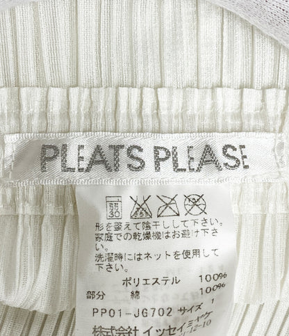 PLEATS PLEASE スカート ホワイト PP01-JG702 レディース SIZE 1 プリーツプリーズ