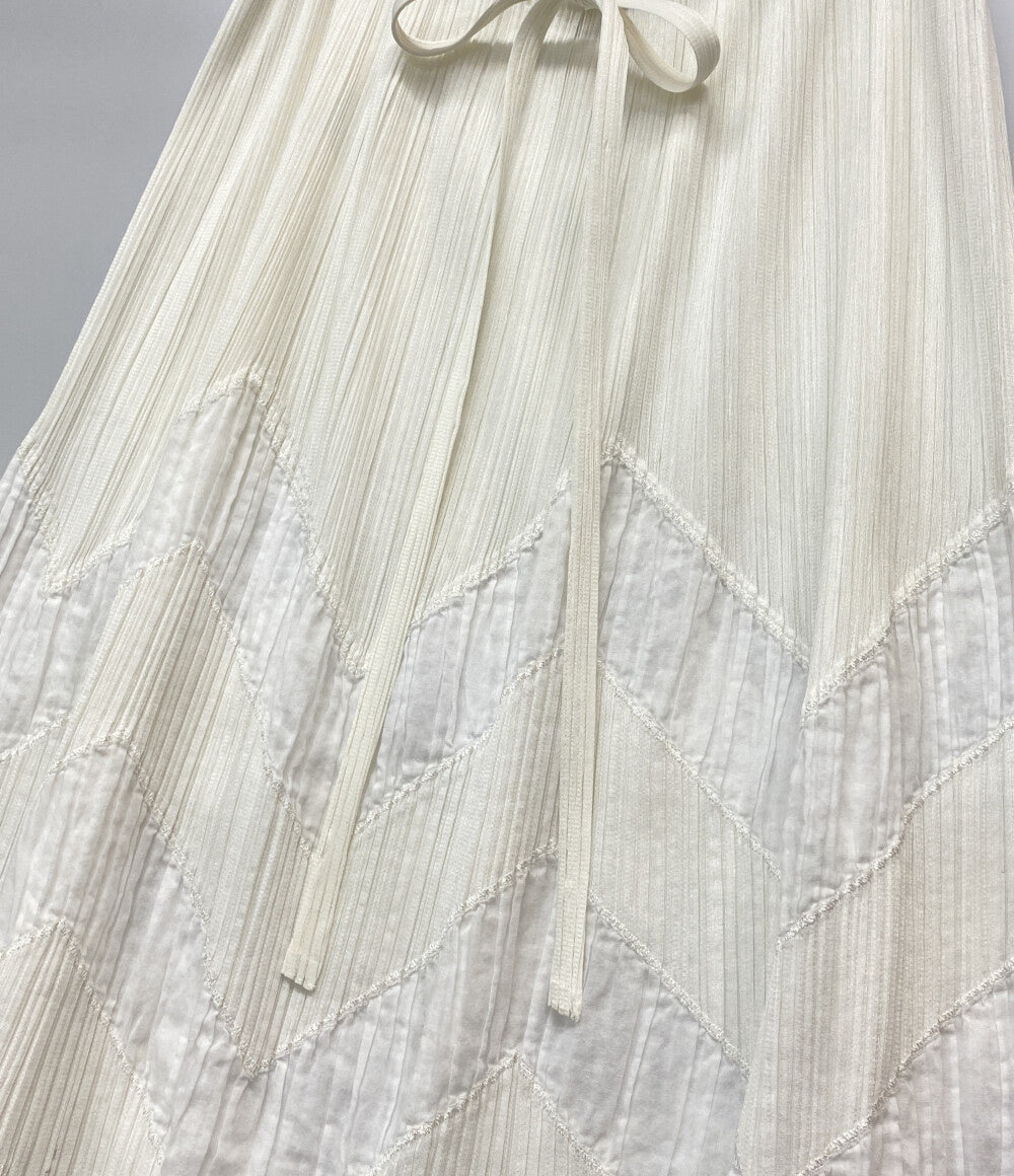 PLEATS PLEASE スカート ホワイト PP01-JG702 レディース SIZE 1 プリーツプリーズ
