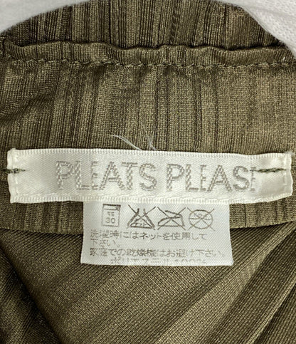 PLEATS PLEASE マーメイドスカート カーキ PP33-JG615 レディース SIZE 2 プリーツプリーズ