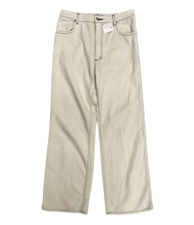 美品 Ron Herman デニムパンツ ×TEN ホワイト 35106005200 レディース SIZE S ロンハーマン