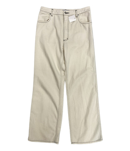 美品 Ron Herman デニムパンツ ×TEN ホワイト 35106005200 レディース SIZE S ロンハーマン