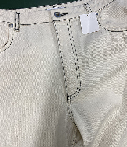 美品 Ron Herman デニムパンツ ×TEN ホワイト 35106005200 レディース SIZE S ロンハーマン