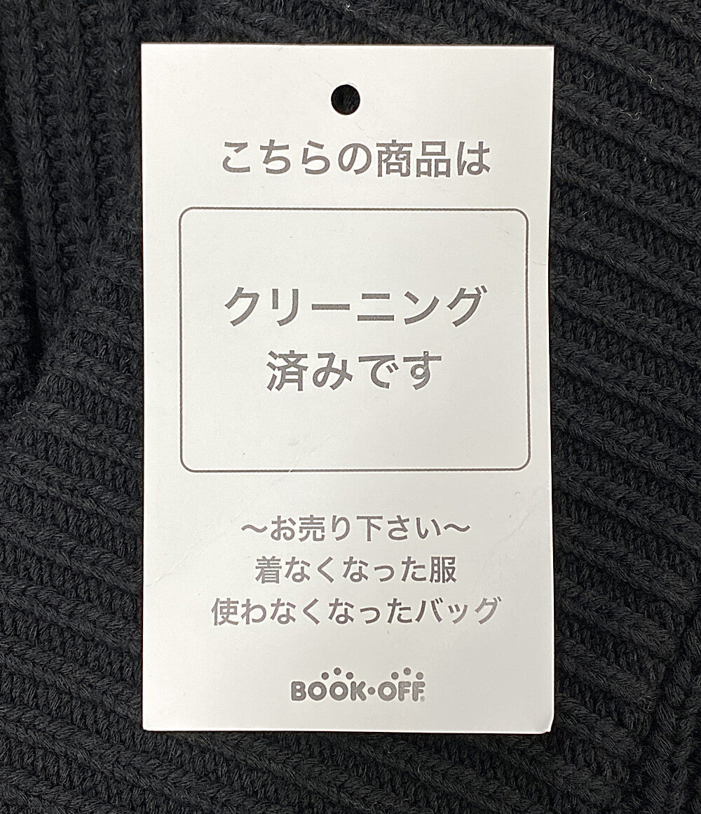 MONKEY TIME ニットカーディガン ブラック ダブルボタン 8328-183-0043 メンズ SIZE M モンキータイム