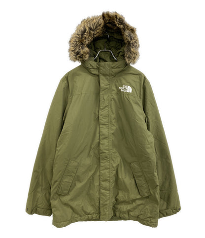 THE NORTH FACE ジャケット モスグリーン系 フードファー装飾 メンズ SIZE L ザ・ノース・フェイス