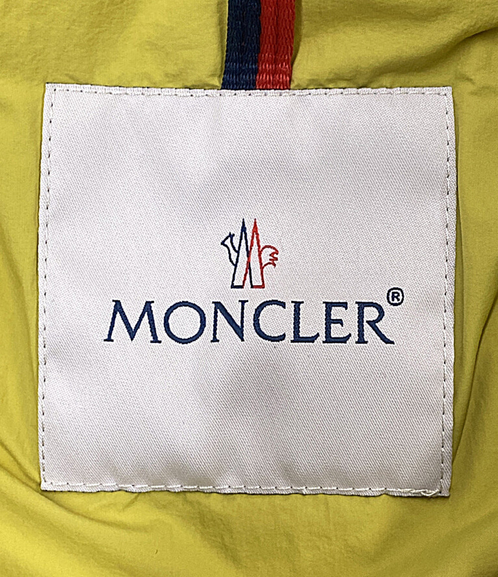 美品 MONCLER ダウンベスト イエロー GHANY 21AW G20931A52500 レディース SIZE 2 モンクレール