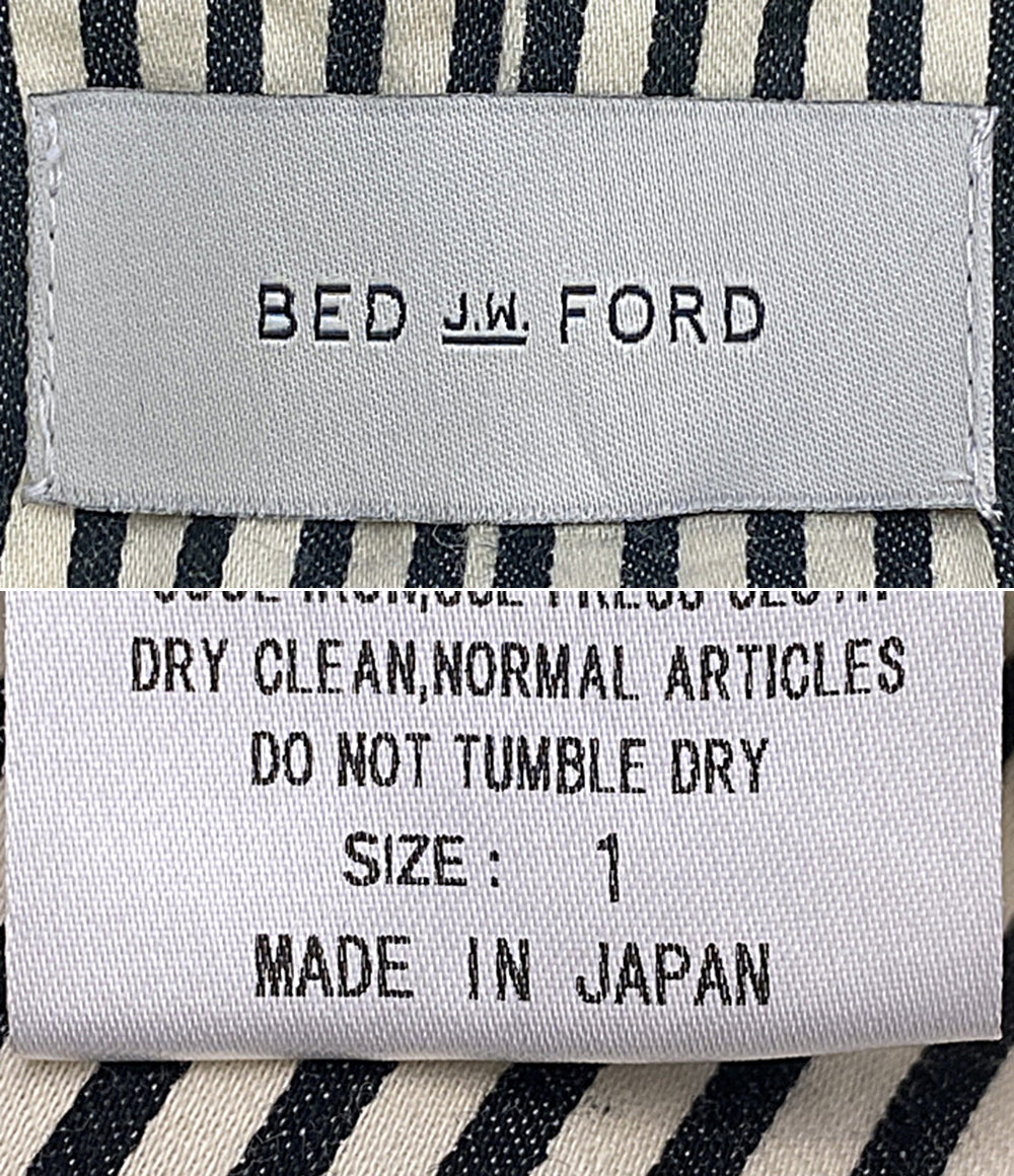 BED J.W. FORD テーラードジャケット ベロアラペル ダブルブレスト 19AW メンズ SIZE 1 ベッドフォード
