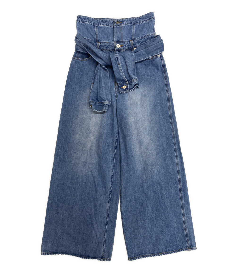 MAISON SPECIAL デニムパンツ 2WAY High-Waist Wide Denim 2026ss レディース SIZE M メゾンスペシャル