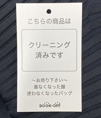 theory 長袖ドッキングワンピース リブニット ブラック 01-0105714-050-902 レディース SIZE S セオリー