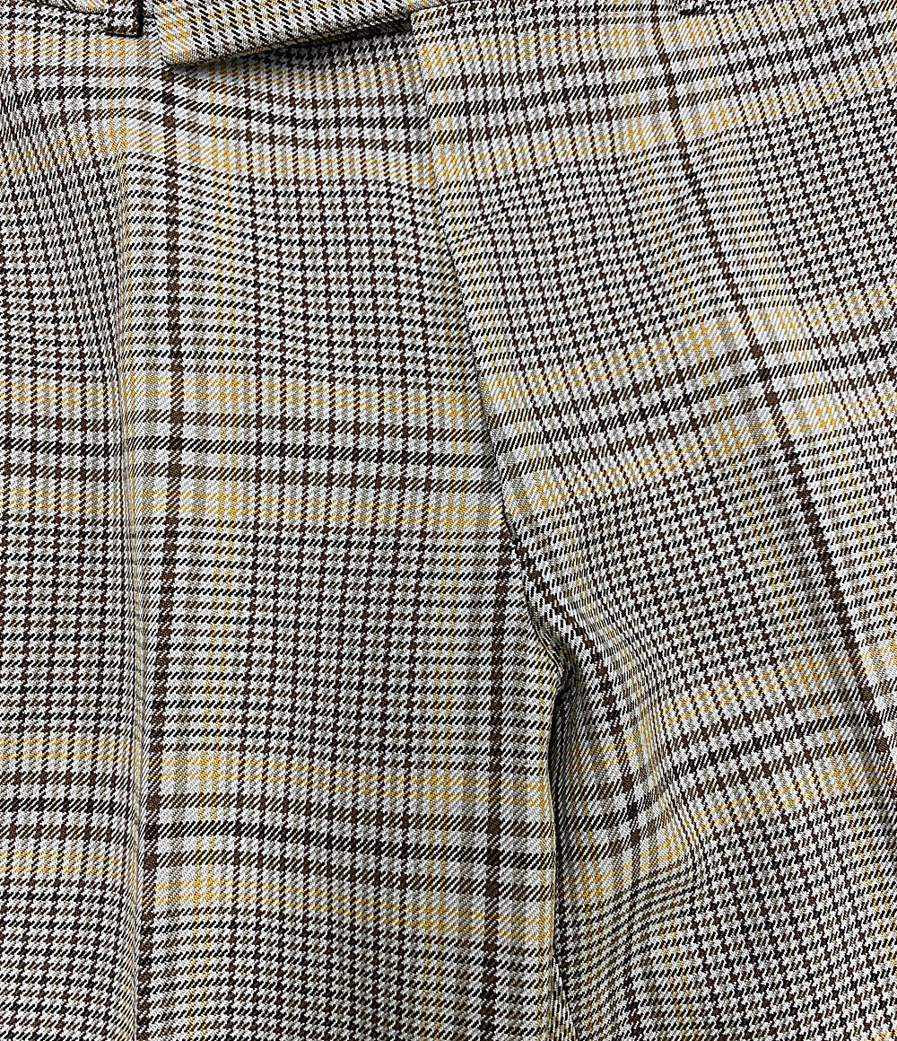 美品 AURALEE チェックパンツ 千鳥柄 ウール A9AP03SC メンズ SIZE 5 オーラリー
