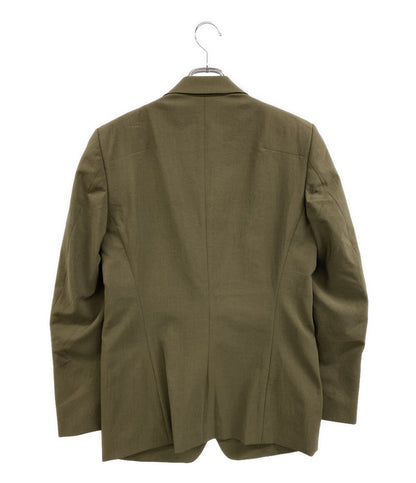 m's braque テーラードジャケット ポリ カーキ C171502 メンズ SIZE 40 エムズブラック