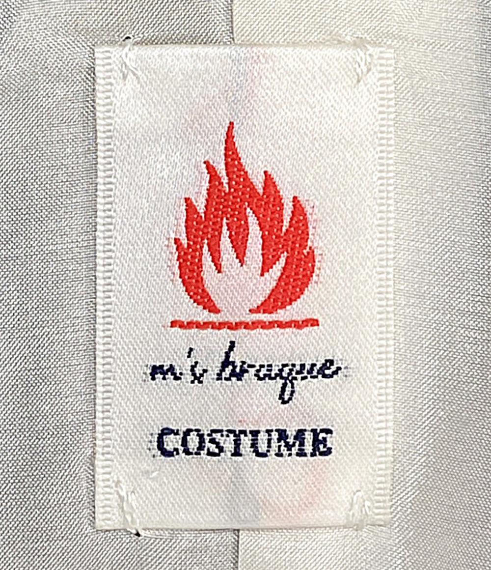 m's braque テーラードジャケット ポリ カーキ C171502 メンズ SIZE 40 エムズブラック