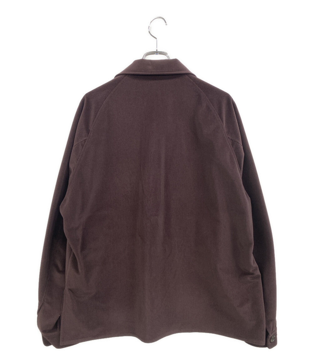 美品 THE RERACS ジャケット コーデュロイシャツジャケット ボルドー 23FW-REBL-371 メンズ SIZE 48 ザ・リラクス
