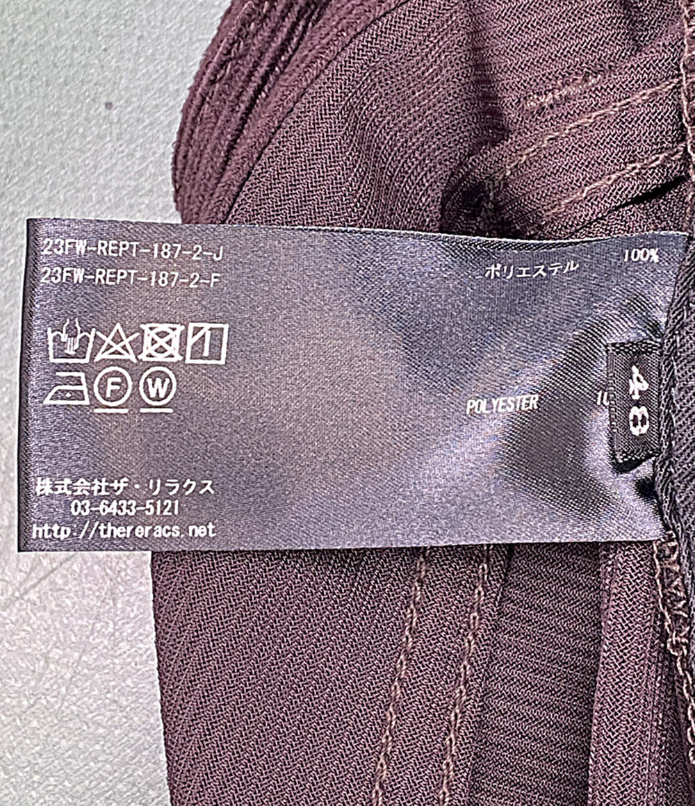 美品 THE RERACS パンツ ボルドー 23FW-REPT-187-2 メンズ SIZE 48 ザ・リラクス