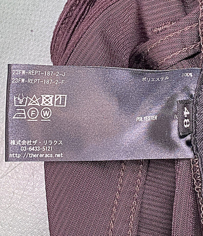 美品 THE RERACS パンツ ボルドー 23FW-REPT-187-2 メンズ SIZE 48 ザ・リラクス