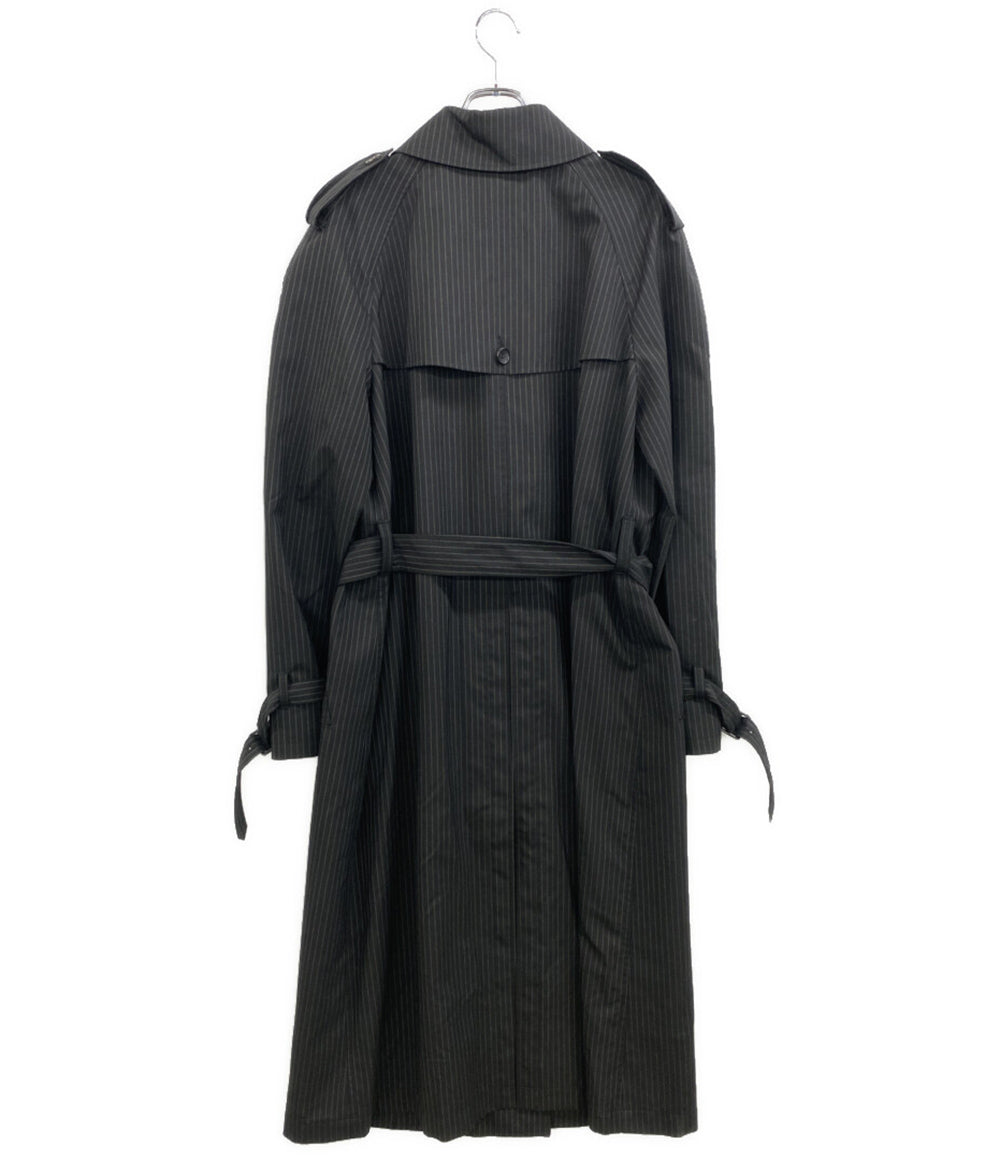 JUNYA WATANABE トレンチコート ストライプブラック JI-C005 レディース SIZE XS ジュンヤワタナベ
