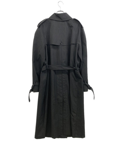 JUNYA WATANABE トレンチコート ストライプブラック JI-C005 レディース SIZE XS ジュンヤワタナベ