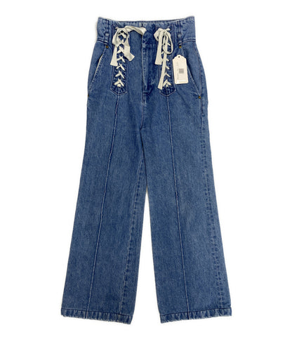 mamekurogouchi パンツ レースアップデニム 18AW MM18AW-PT073 レディース SIZE 1 マメクロゴウチ