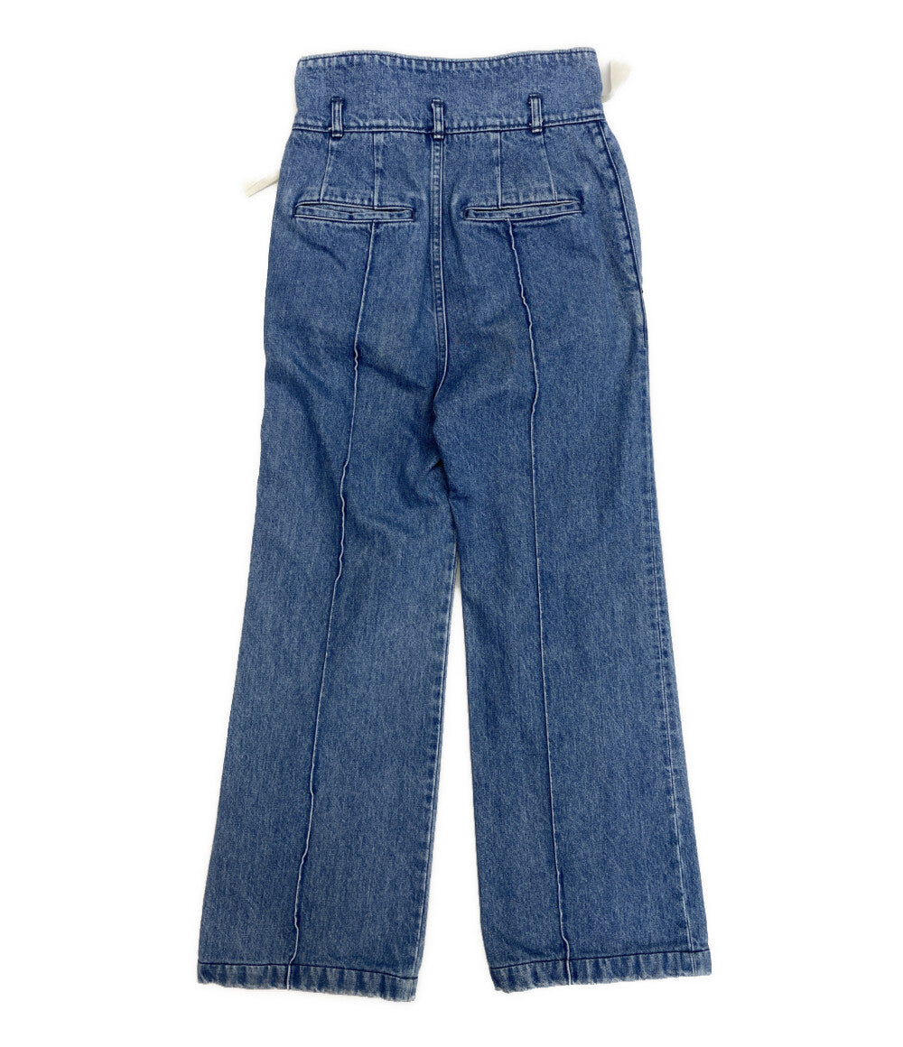 mamekurogouchi パンツ レースアップデニム 18AW MM18AW-PT073 レディース SIZE 1 マメクロゴウチ