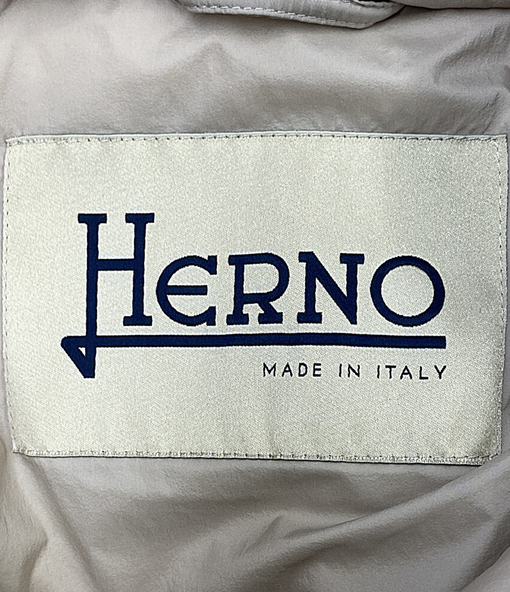 HERNO コート DIAGONAL WOOL AND NUAGE PARKA PI0848D レディース SIZE 38 ヘルノ