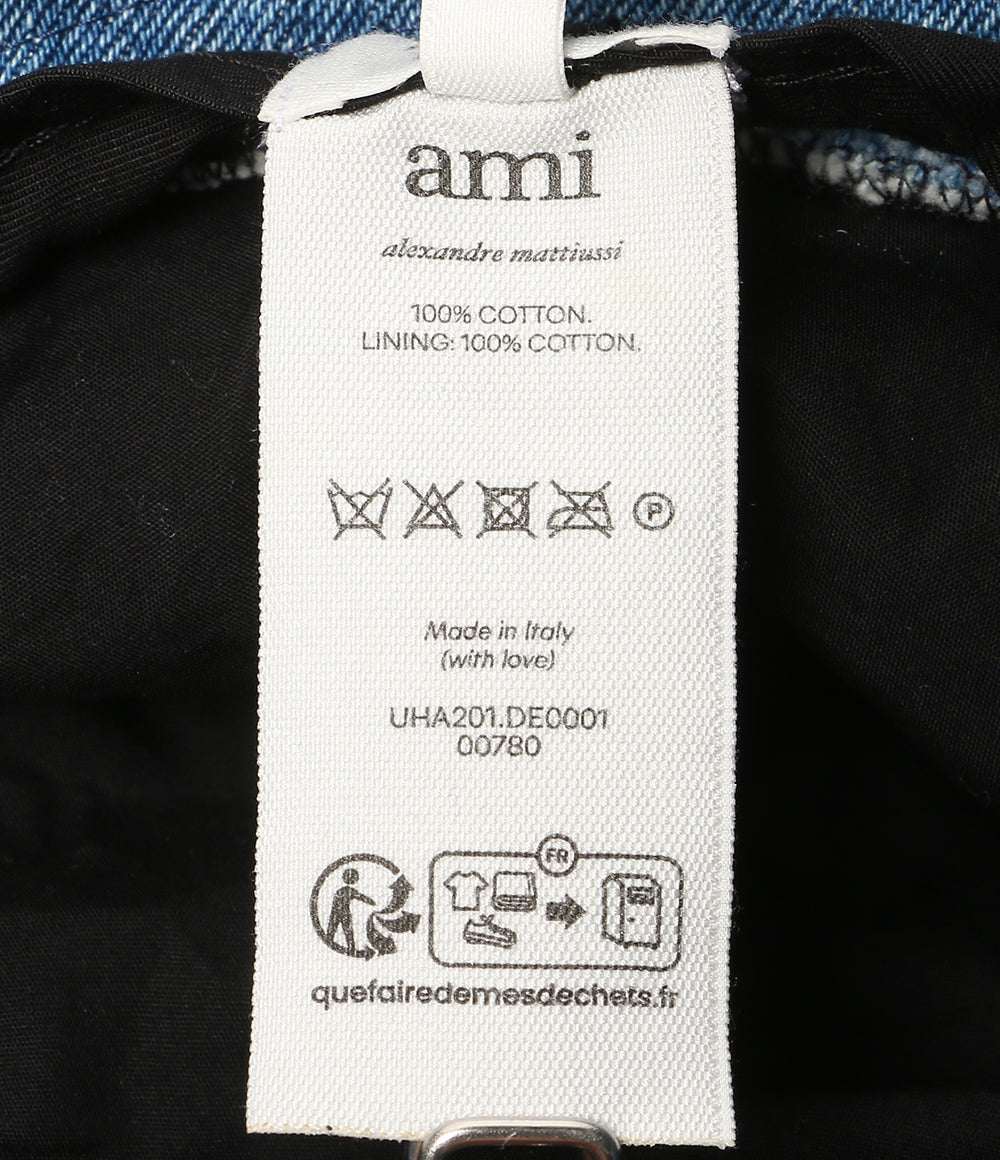 AMI Alexandre Mattiussi アミ アレクサンドル マテュッシ バケットハット デニム レディース SIZE 2