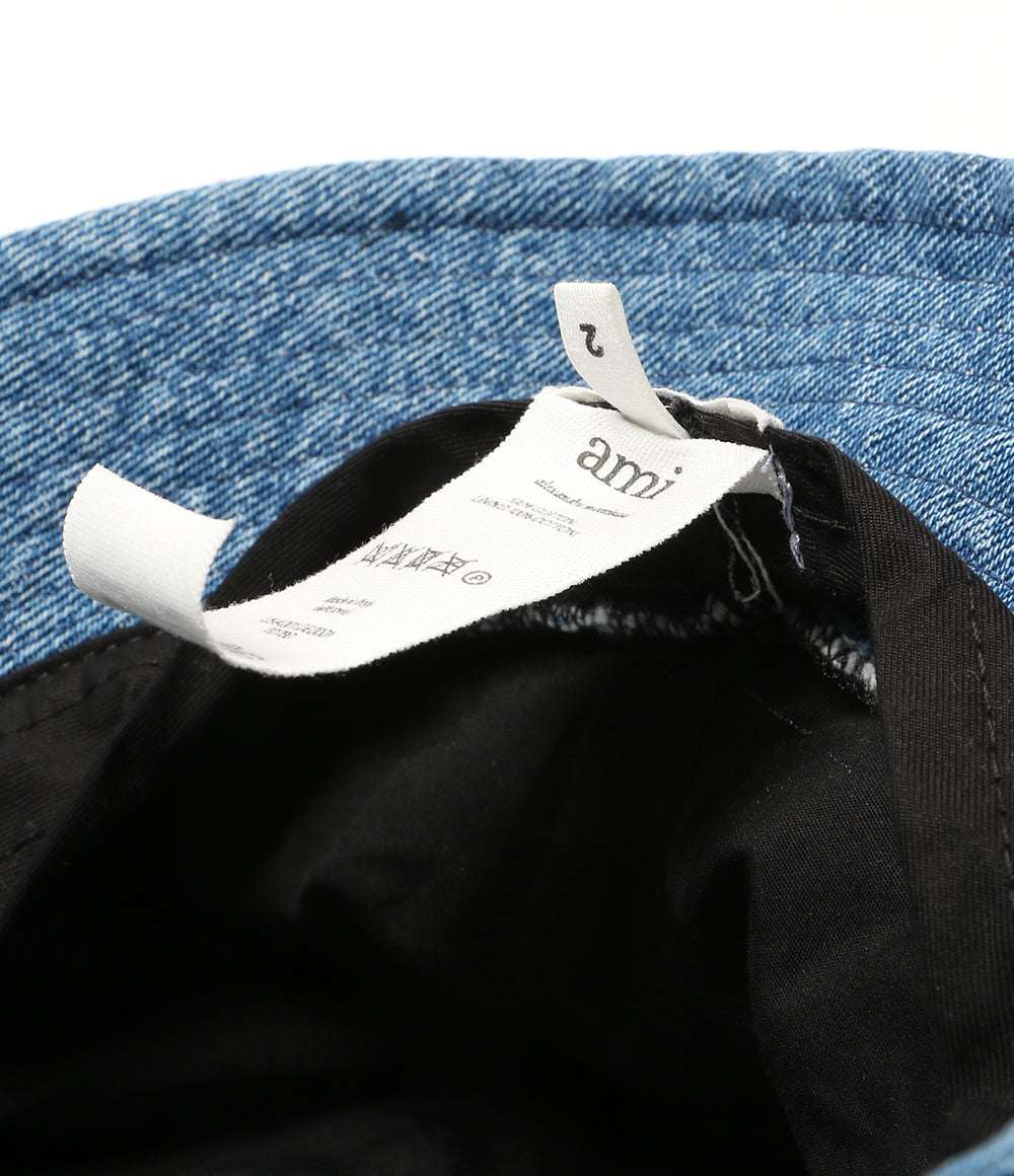 AMI Alexandre Mattiussi アミ アレクサンドル マテュッシ バケットハット デニム レディース SIZE 2
