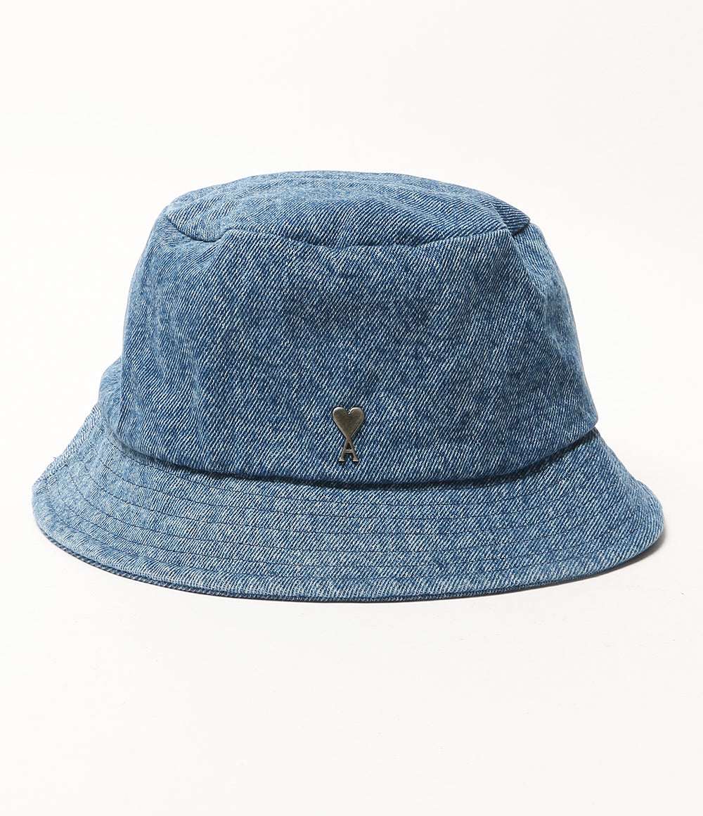 AMI Alexandre Mattiussi アミ アレクサンドル マテュッシ バケットハット デニム レディース SIZE 2
