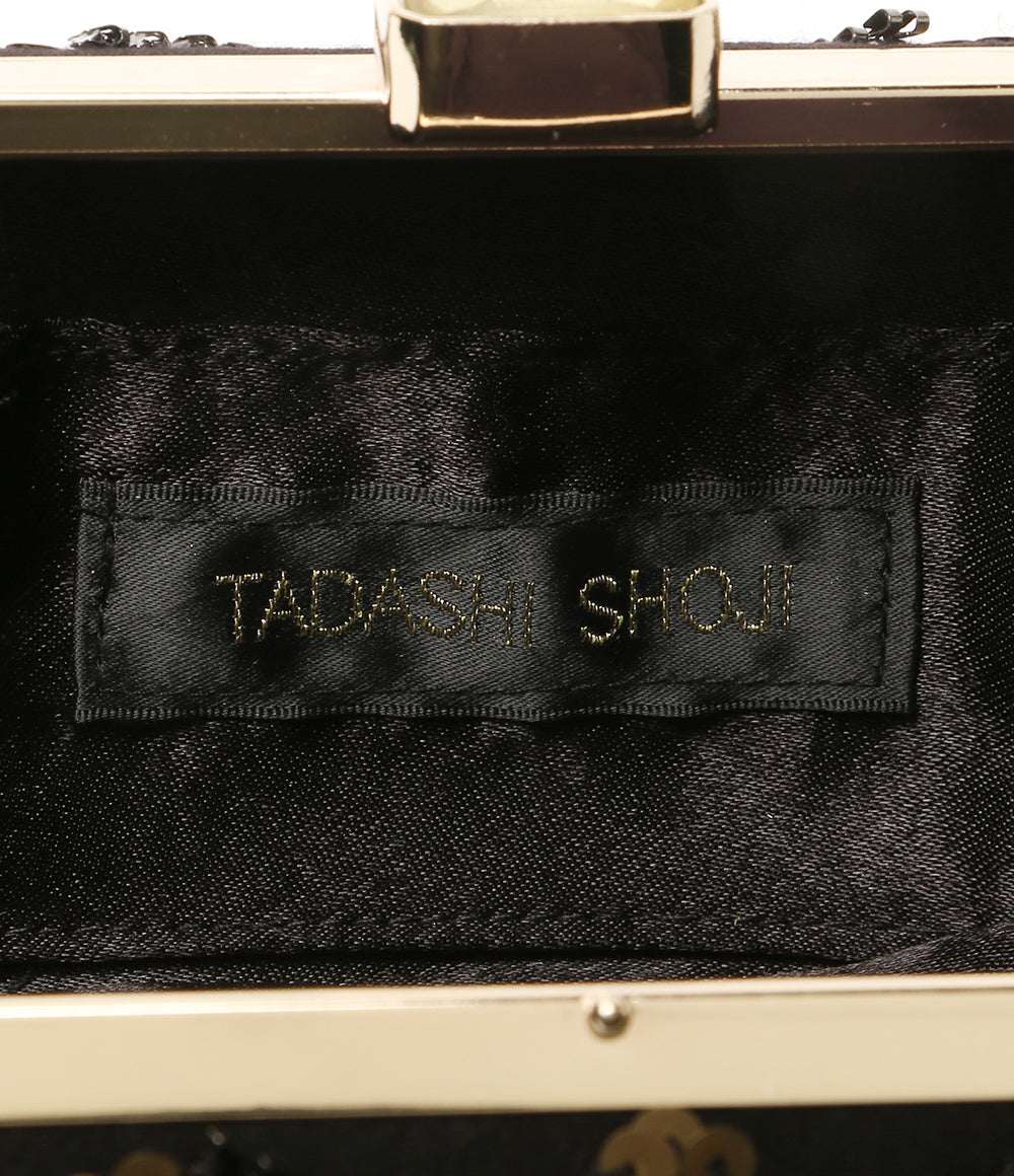 TADASHI SHOJI パーティーバッグ スパンコール イエロービジュー レディース タダシショージ
