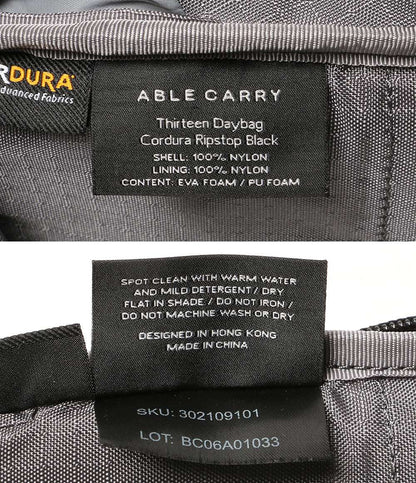 ABLE CARRY エイブル キャリー サーティーンデイバッグ BLACK メンズ