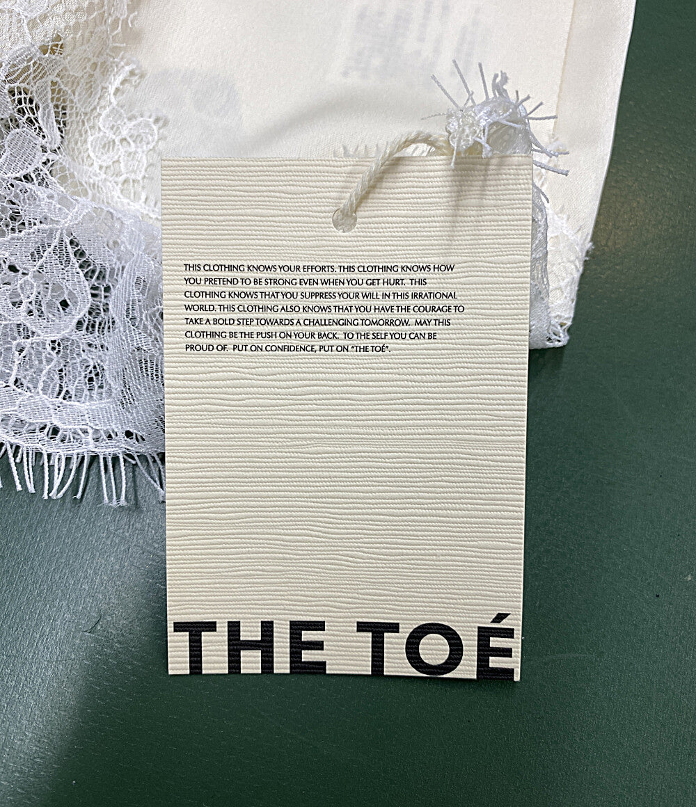 美品 THE TOE ザ・トゥー キャミソール Sneek Lace Top TT26210025 レディース SIZE S