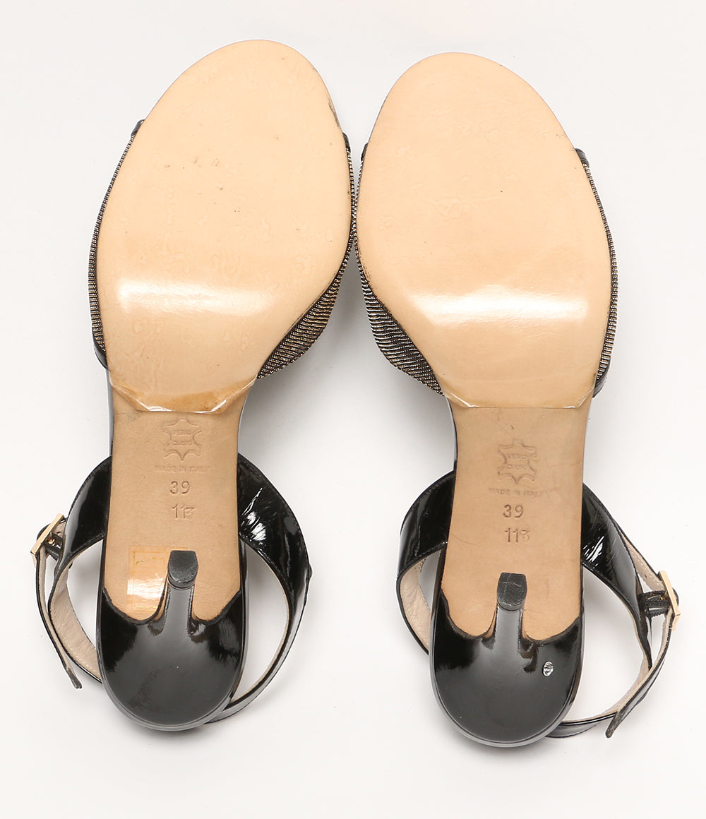 MADAME PIVOT マダム・ピボット タンゴシューズ エナメル ブラック レディース SIZE 39
