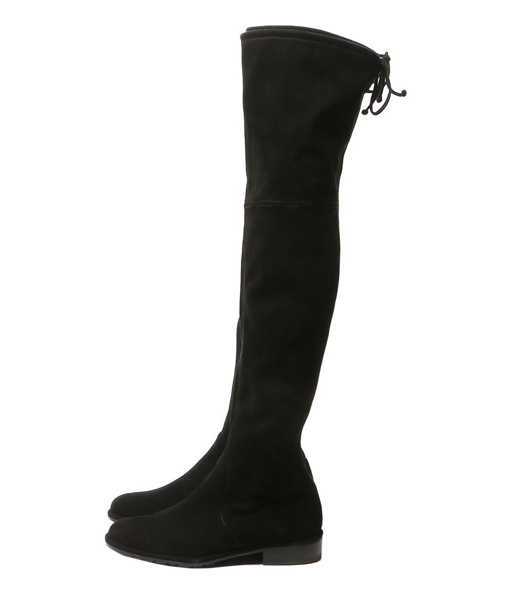 STUART WEITZMAN ブーツ スウェード ブラック YO08060 レディース SIZE 35 スチュアートワイツマン