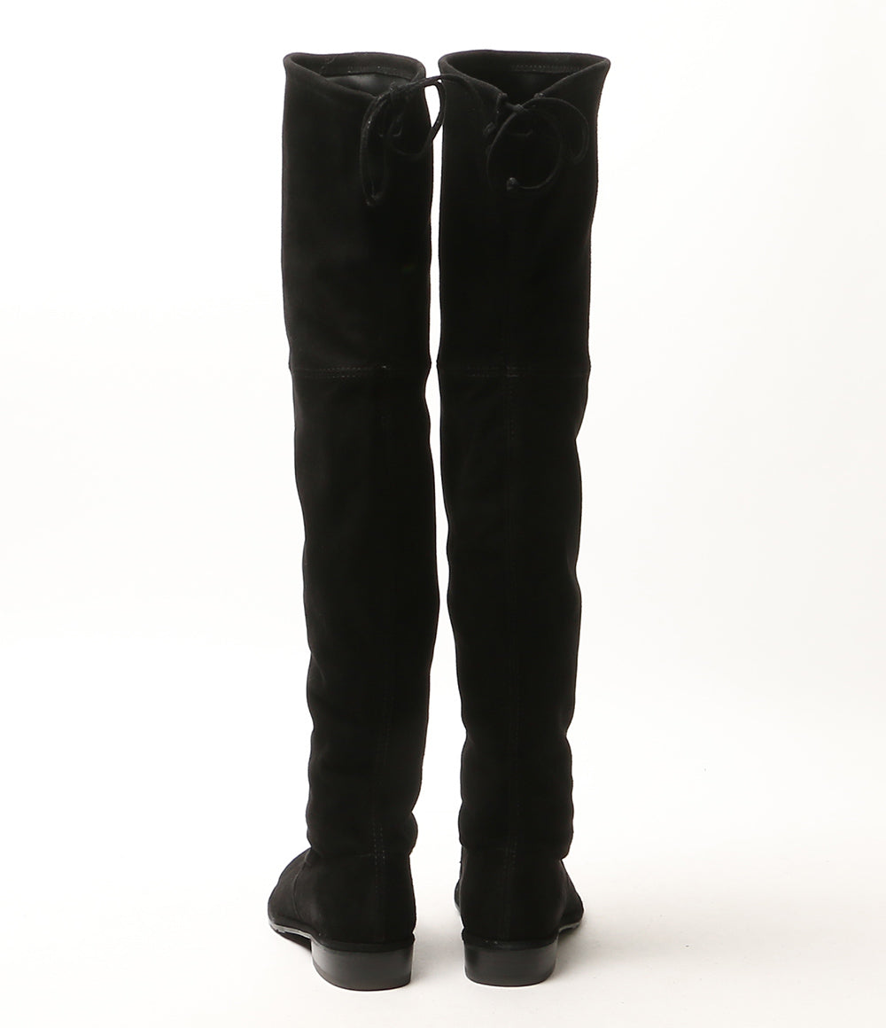 STUART WEITZMAN ブーツ スウェード ブラック YO08060 レディース SIZE 35 スチュアートワイツマン