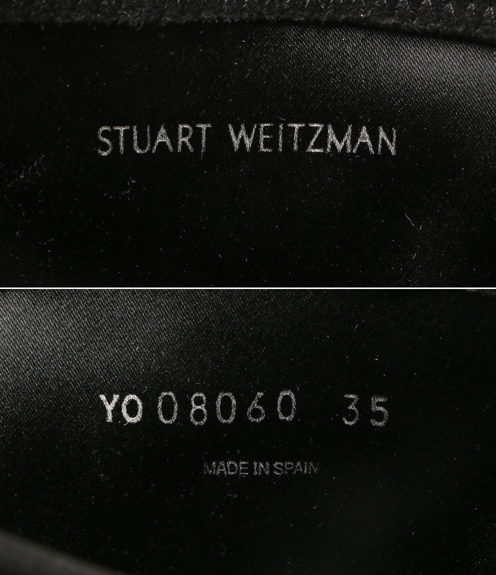 STUART WEITZMAN ブーツ スウェード ブラック YO08060 レディース SIZE 35 スチュアートワイツマン