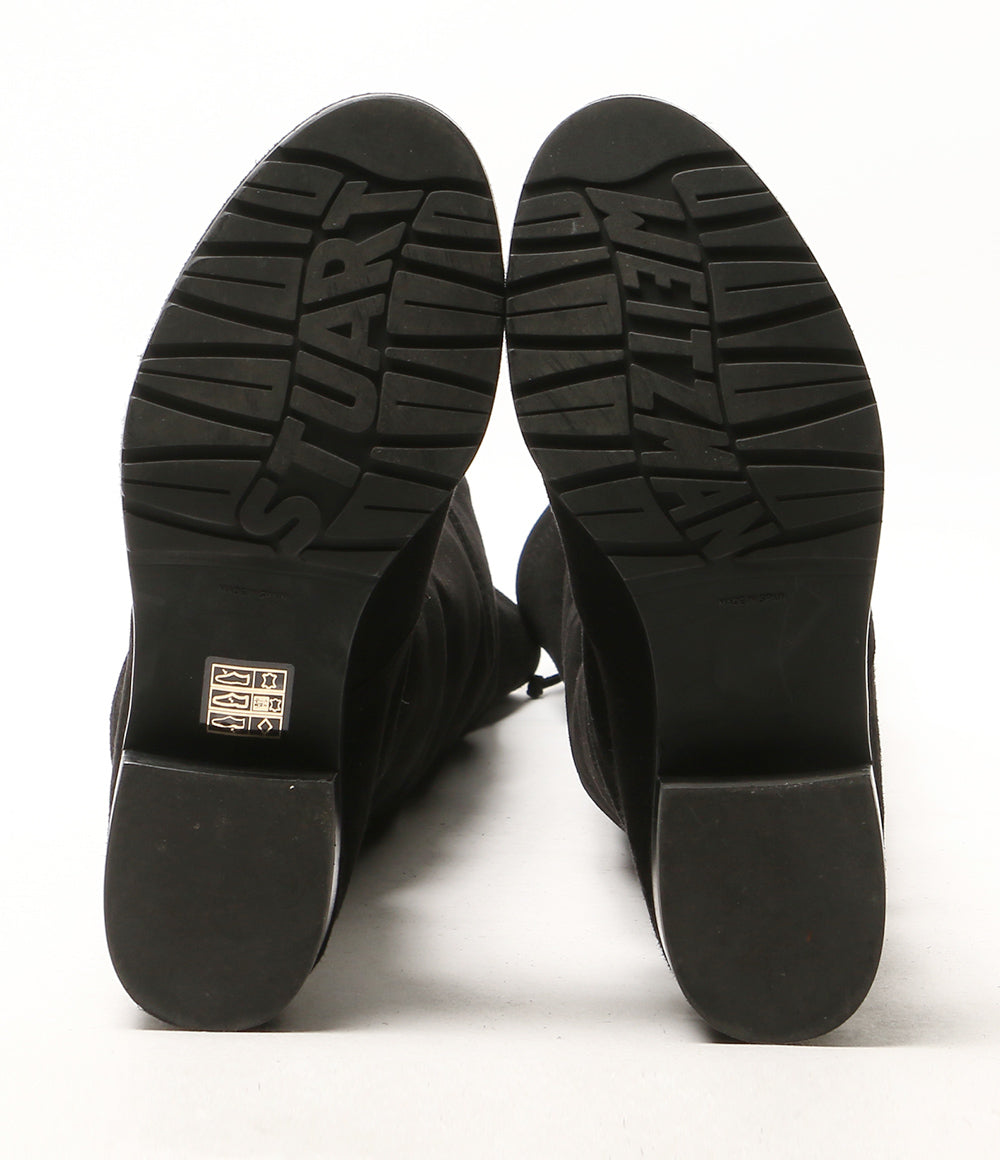 STUART WEITZMAN ブーツ スウェード ブラック YO08060 レディース SIZE 35 スチュアートワイツマン