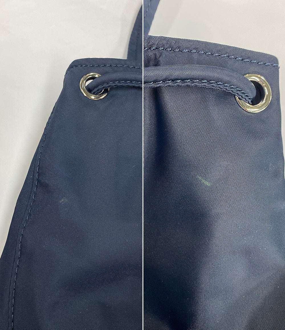 COLE HAAN リュック・デイパック ナイロン ネイビー レディース コールハーン