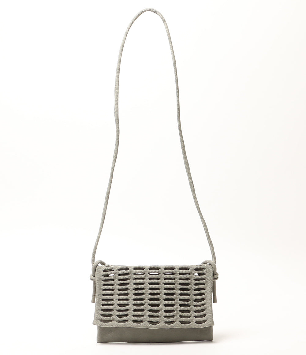 美品 GOOD GOODS ISSEY MIYAKE グッドグッズイッセイミヤケ ショルダーバッグ MOKKO FLAP POUCH GG61-AG191 レディース