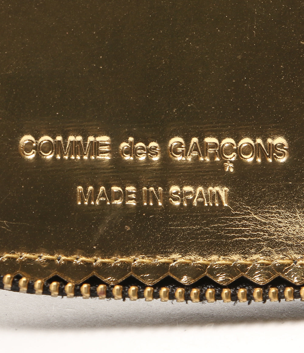 COMME des GARCONS 二つ折り財布 SA2100MI ゴールド レディース コムデギャルソン