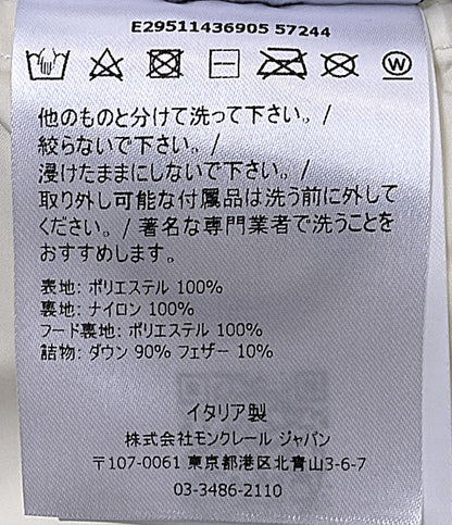 MONCLER カバーオール カバーオール ダウン ホワイト 12506979YLKW キッズ SIZE 68cm モンクレール