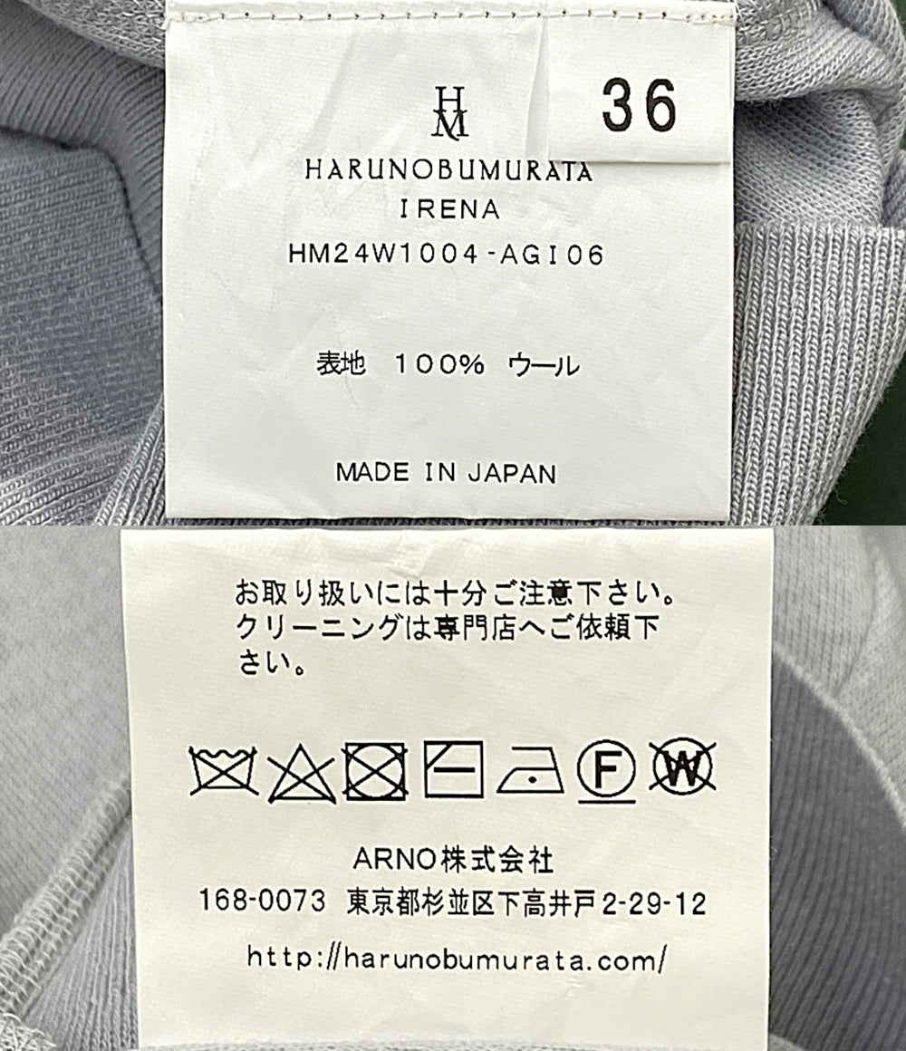 HARUNOBUMURATA ハルノブムラタ ボウタイニットプルオーバー 24AW HM24W1004 レディース SIZE 36