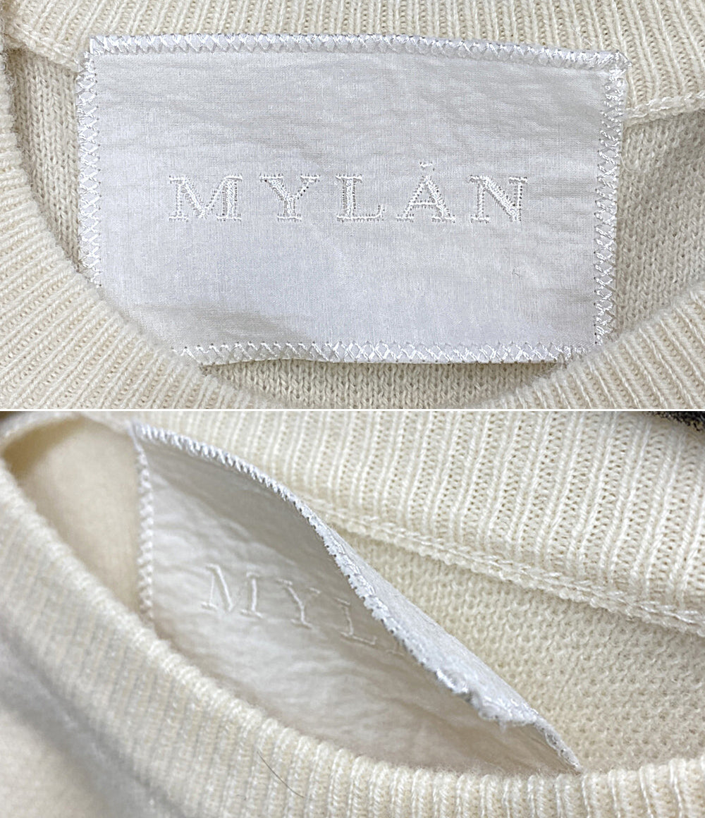 MYLAN ニット Open Shoulder Top MY23AW-KR013 レディース SIZE F マイラン