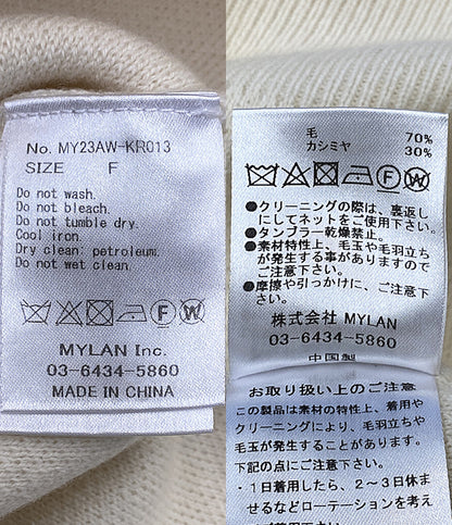 MYLAN ニット Open Shoulder Top MY23AW-KR013 レディース SIZE F マイラン
