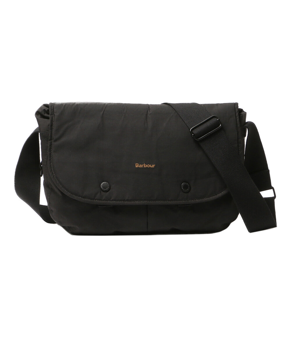 BARBOUR ショルダーバッグ Transport Riever Crossbody Bag BLK メンズ バブアー