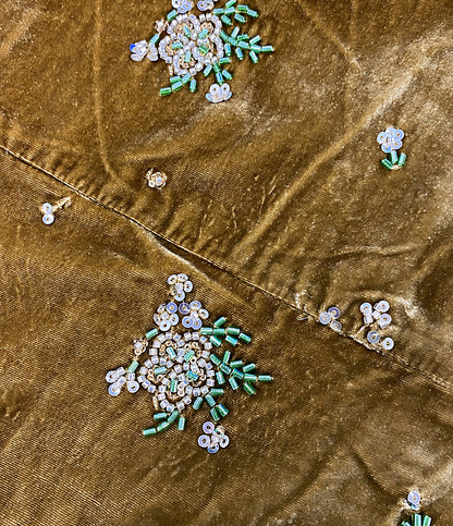 MAISON SPECIAL パンツ Beads Flower Embroidery Velor 26SS 21252465305 レディース SIZE 38 メゾンスペシャル