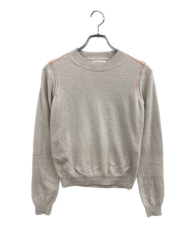 美品 MADISONBLUE ニット カシミヤ サイドライン ベージュ MB184-8015 レディース SIZE - マディソンブルー
