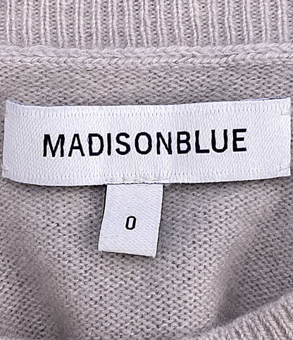 美品 MADISONBLUE ニット カシミヤ サイドライン ベージュ MB184-8015 レディース SIZE - マディソンブルー