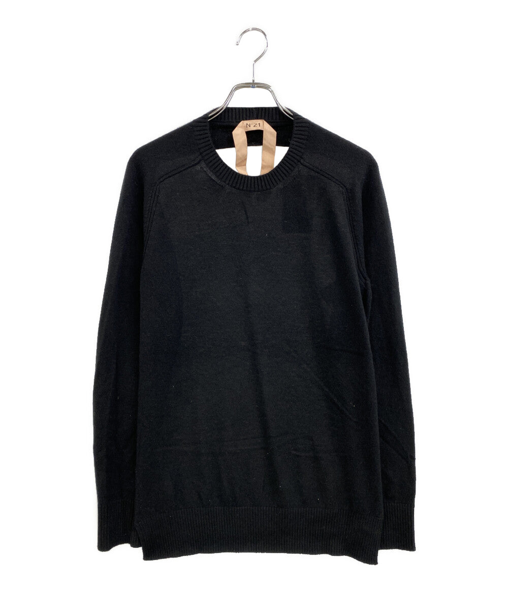 美品 N°21 ニット バックオープンニット カシミヤ100 00000146433670 レディース SIZE 42 ヌメロ ヴェントゥーノ
