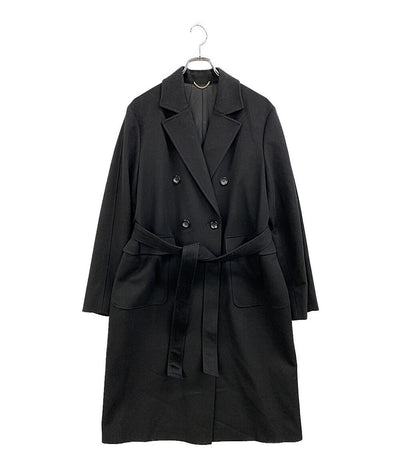 23区 コート Loro Piana ブラック ダブルボタン レディース SIZE 38