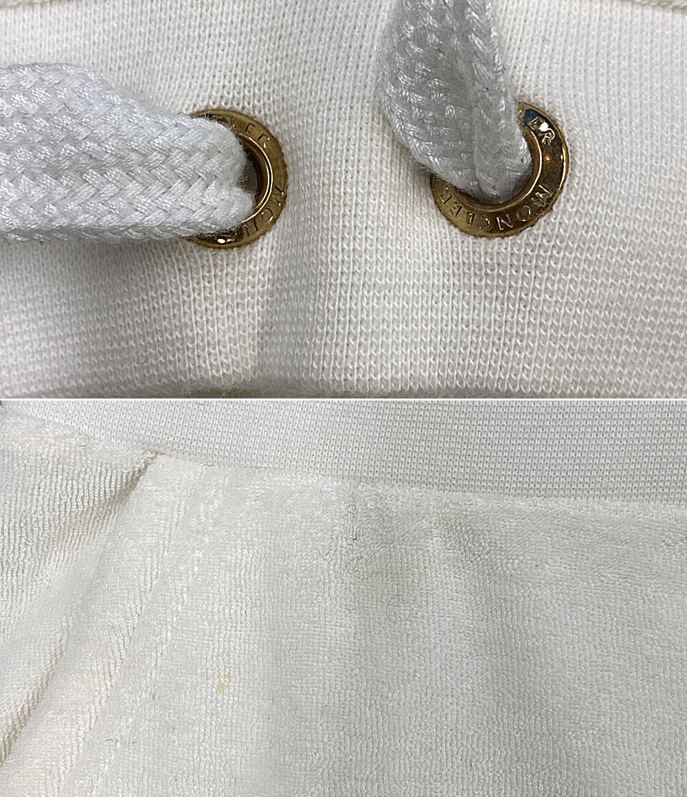 MONCLER パイルパンツ ホワイト 101-094-87612-00 レディース SIZE XS モンクレール